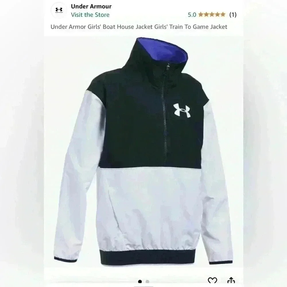 Girls Under Armor Boat House Jacket Girls' Train To Game Jacket size XL